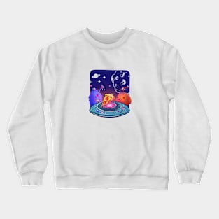 Cosmic Pizza Crewneck Sweatshirt